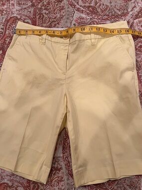 Talbots Soft Yellow Bermuda Shorts